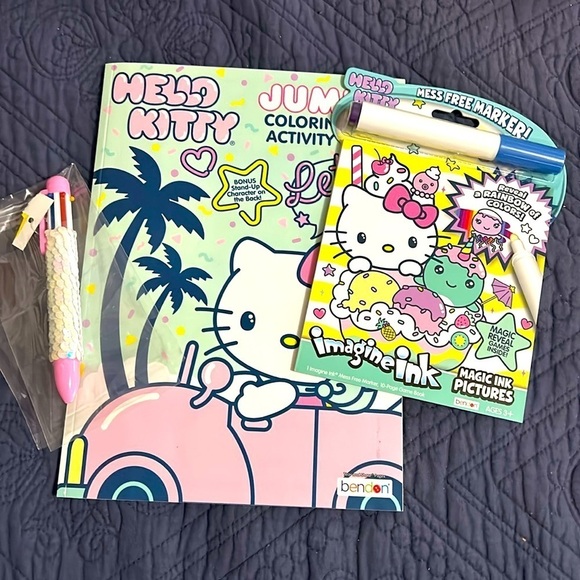 Hello Kitty | Toys | Hello Kitty Coloring Book Imagine Ink Mess Free ...